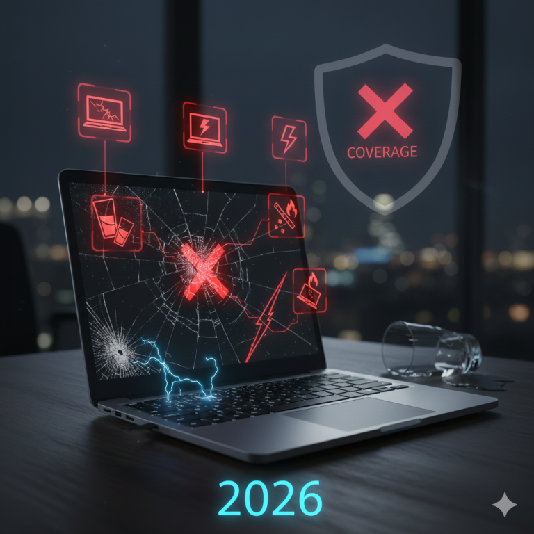 Top 7 Laptop Damages Not Covered Under Manufacturer Warranty